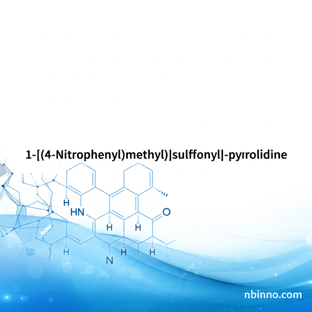1-[[(4-Nitrophenyl)methyl]sulfonyl]-pyrrolidine