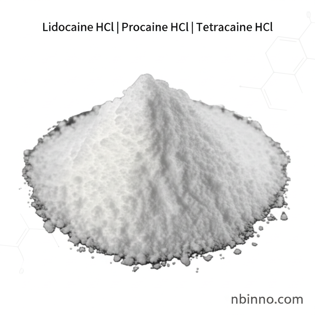 Lidocaine HCl | Procaine HCl | Tetracaine HCl