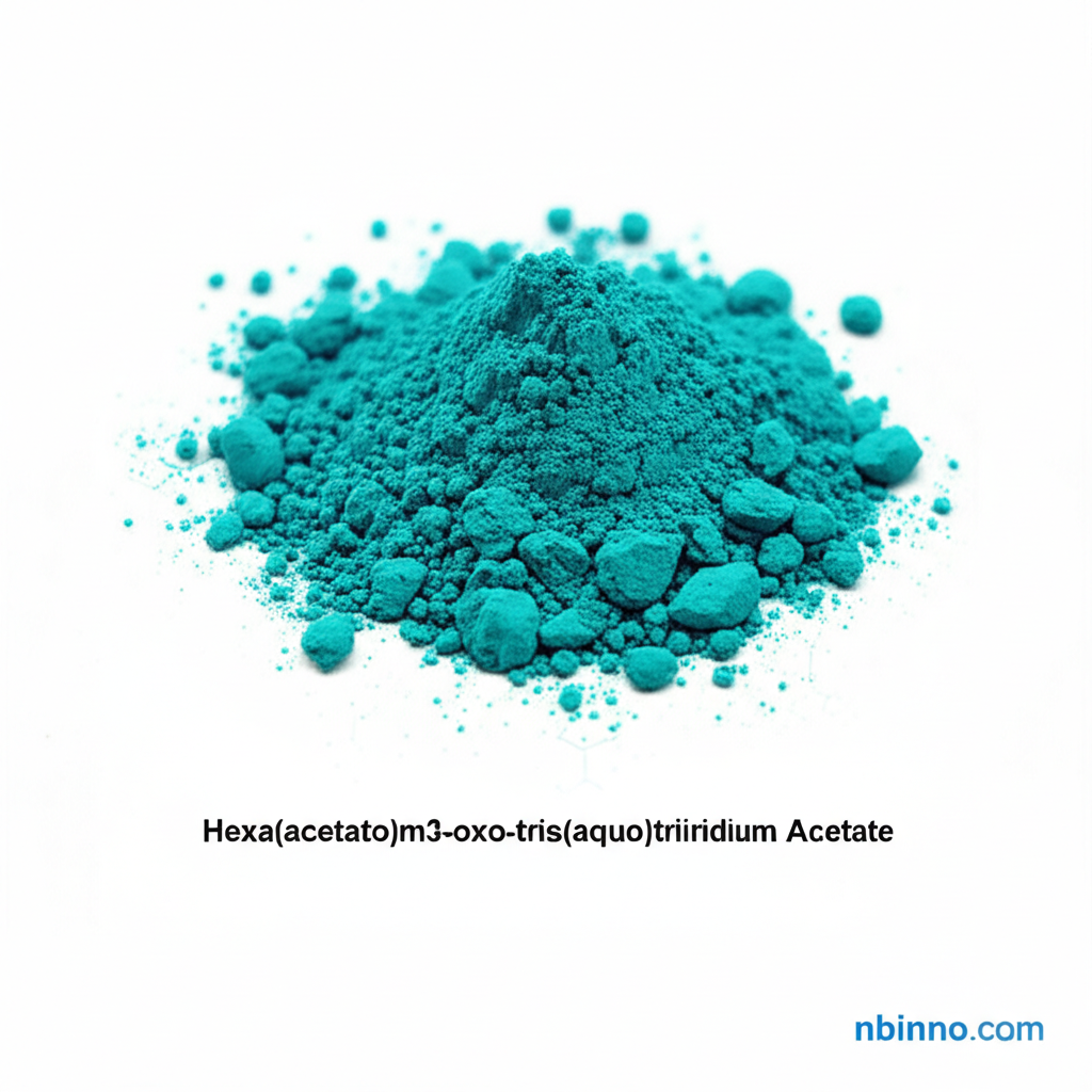 Hexa(acetato)m3-oxo-tris(aquo)triiridium Acetate