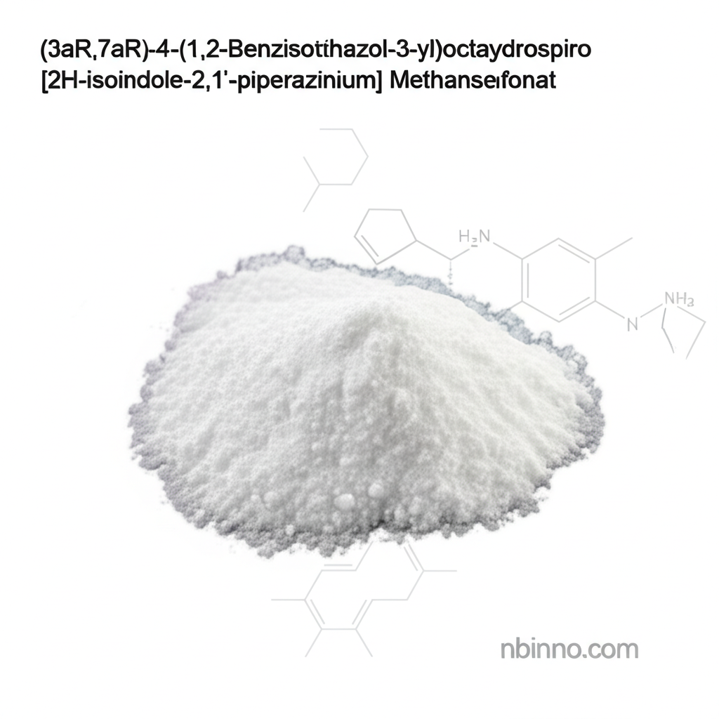(3aR,7aR)-4'-(1,2-Benzisothiazol-3-yl)octahydrospiro[2H-isoindole-2,1'-piperazinium] Methanesulfonat
