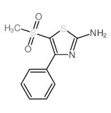5-methylsulfonyl-4-phenyl-1,3-thiazol-2-amine_1000018-51-8