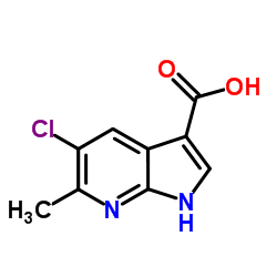5-chloro-6-methyl-1H-pyrrolo[2,3-b]pyridine-3-carboxylic acid_1000340-12-4