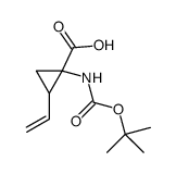 2-ethenyl-1-[(2-methylpropan-2-yl)oxycarbonylamino]cyclopropane-1-carboxylic acid_1001667-24-8