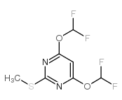 4,6-bis(difluoromethoxy)-2-(methylthio)pyrimidine_100478-25-9
