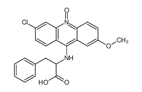 2-(6-Chlor-2-methoxy-9-acridyl-amino)-3-phenyl-propionsaeure-N-oxid_100623-87-8