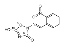 1-(2-Nitrobenzylidenamino)-2,4-imidazolidinedione-[2,4,5-13C]_1007476-86-9
