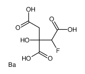 barium,1-fluoro-2-hydroxypropane-1,2,3-tricarboxylic acid_100929-81-5