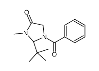 (2S)-1-benzoyl-2-tert-butyl-3-methylimidazolidin-4-one_101055-56-5