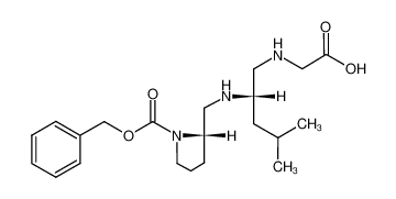 <S-(R*,R*)>-phenylmethyl 2-<<<1-<<(carboxymethyl)amino>methyl>-3-methylbutyl>amino>methyl>-1-pyrrolidinecarboxylate_101250-07-1
