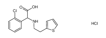 (+-)-N-(2-(2-thienyl)ethyl)-2-chlorophenyl glycine hydrochloride_1015247-86-5