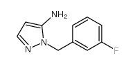 2-[(3-fluorophenyl)methyl]pyrazol-3-amine_1015845-94-9