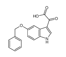 2-(5-benzyloxy-1H-indol-3-yl)-2-oxo-acetic acid_101601-00-7