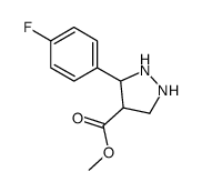 methyl 3-(4-fluorophenyl)pyrazolidine-4-carboxylate_1017784-36-9
