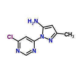 2-(6-chloropyrimidin-4-yl)-5-methylpyrazol-3-amine_1018473-22-7