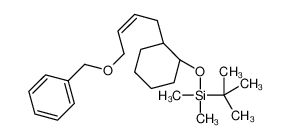 tert-butyl-dimethyl-[(1S,2R)-2-[(E)-4-phenylmethoxybut-2-enyl]cyclohexyl]oxysilane_101859-30-7