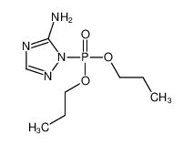 2-dipropoxyphosphoryl-1,2,4-triazol-3-amine_101976-61-8