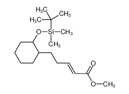 methyl (E)-5-[(1R,2S)-2-[tert-butyl(dimethyl)silyl]oxycyclohexyl]pent-2-enoate_101976-93-6