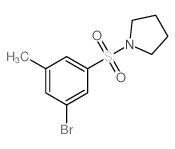 1-((3-Bromo-5-methylphenyl)sulfonyl)pyrrolidine_1020252-96-3
