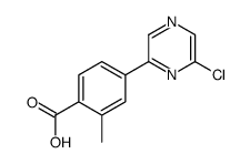 4-(6-chloropyrazin-2-yl)-2-methylbenzoic acid_1020718-74-4