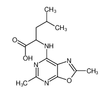 (2R)-2-[(2,5-dimethyl-[1,3]oxazolo[5,4-d]pyrimidin-7-yl)amino]-4-methylpentanoic acid_102248-93-1