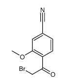 4-(2-bromoacetyl)-3-methoxybenzonitrile_102361-96-6
