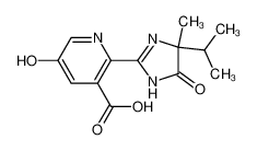5-hydroxy-2-(4-isopropyl-4-methyl-5-oxo-2-imidazolin-2-yl)nicotinic acid_102771-62-0