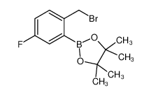 2-[2-(bromomethyl)-5-fluorophenyl]-4,4,5,5-tetramethyl-1,3,2-dioxaborolane_1030832-39-3