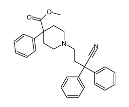 Methyl 1-(3-cyano-3,3-diphenylpropyl)-4-phenyl-4-piperidinecarbox ylate_103166-95-6