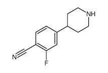 2-fluoro-4-piperidin-4-ylbenzonitrile_1035264-55-1