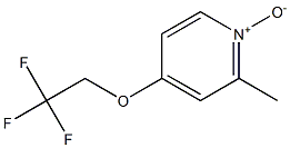 2-methyl-4-(2,2,2-trifluoroethoxy)-pyridine N-oxide_103577-58-8