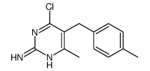 4-Chloro-6-methyl-5-(4-methylbenzyl)-2-pyrimidinamine_1038410-28-4