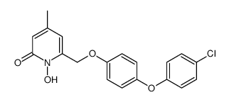 6-[[4-(4-chlorophenoxy)phenoxy]methyl]-1-hydroxy-4-methylpyridin-2-one_104153-37-9