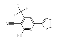 2-mercapto-6-thien-2-yl-4-(trifluoromethyl)-pyridine-3-carbonitrile_104960-50-1