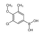 (3-Chloro-4-methoxy-5-methylphenyl)boronic acid_1050509-76-6