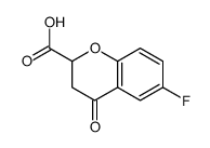 6-fluoro-4-oxo-2,3-dihydrochromene-2-carboxylic acid_105300-40-1