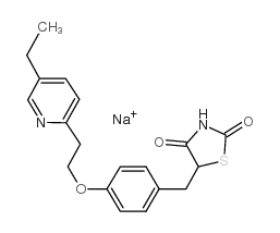 5-[4-[2-(5-Ethyl-2-pyridyl)ethoxy]benzyl]-2,4-thiazolidinedione_105390-47-4