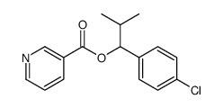 [1-(4-chlorophenyl)-2-methylpropyl] pyridine-3-carboxylate_10571-59-2