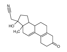 (17α)-17-Hydroxy-3-oxo-19-norpregna-5(10),9(11)-diene-21-nitrile_106111-42-6