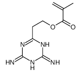 2-(4,6-diamino-1,3,5-triazin-2-yl)ethyl 2-methylprop-2-enoate_106241-72-9