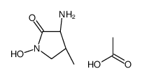 (3R,4R)-3-Amino-1-hydroxy-4-methyl-2-pyrrolidinone acetate (1:1)_1072933-71-1