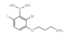 2-Bromo-3-butoxy-6-fluorophenylboronic acid_1072951-95-1