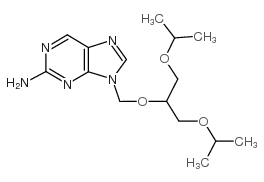 9-[1,3-di(propan-2-yloxy)propan-2-yloxymethyl]purin-2-amine_108436-80-2