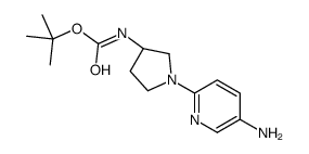 tert-butyl N-[(3S)-1-(5-aminopyridin-2-yl)pyrrolidin-3-yl]carbamate_1085843-07-7