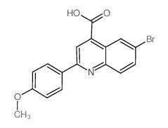 6-Bromo-2-(4-methoxyphenyl)quinoline-4-carboxylic acid_109540-19-4