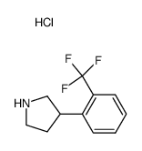 3-[2- (trifluoromethyl)phenyl]pyrrolidine hydrochloride_1095545-09-7