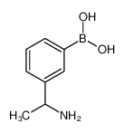 [3-(1-aminoethyl)phenyl]boronic acid_1096358-77-8