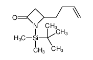 4-but-3-enyl-1-[tert-butyl(dimethyl)silyl]azetidin-2-one_109975-76-0
