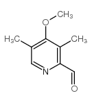 4-methoxy-3,5-dimethylpicolinaldehyde_110464-72-7