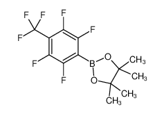 4,4,5,5-Tetramethyl-2-[2,3,5,6-tetrafluoro-4-(trifluoromethyl)phe nyl]-1,3,2-dioxaborolane_1111096-06-0