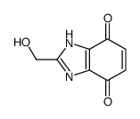 2-(Hydroxymethyl)-1H-benzimidazole-4,7-dione_111210-04-9